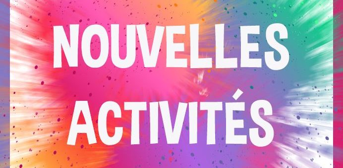 nouvelles activités
